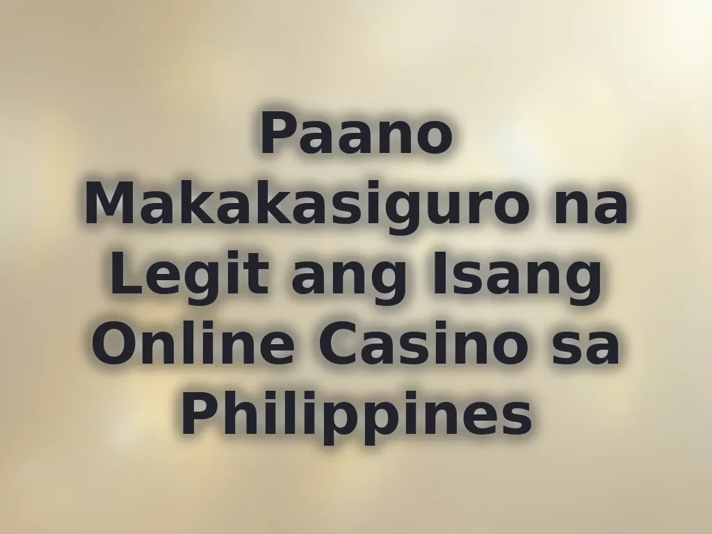 Security tips for online casinos